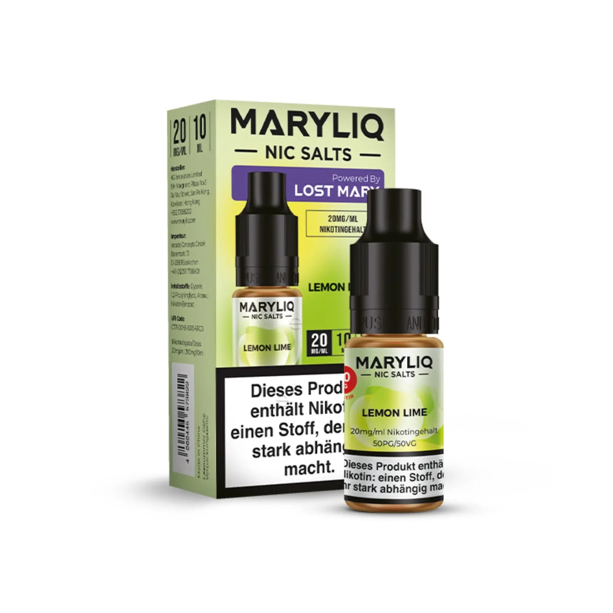 Mein Shop Maryliq 20mg/ml - Lemon Lime