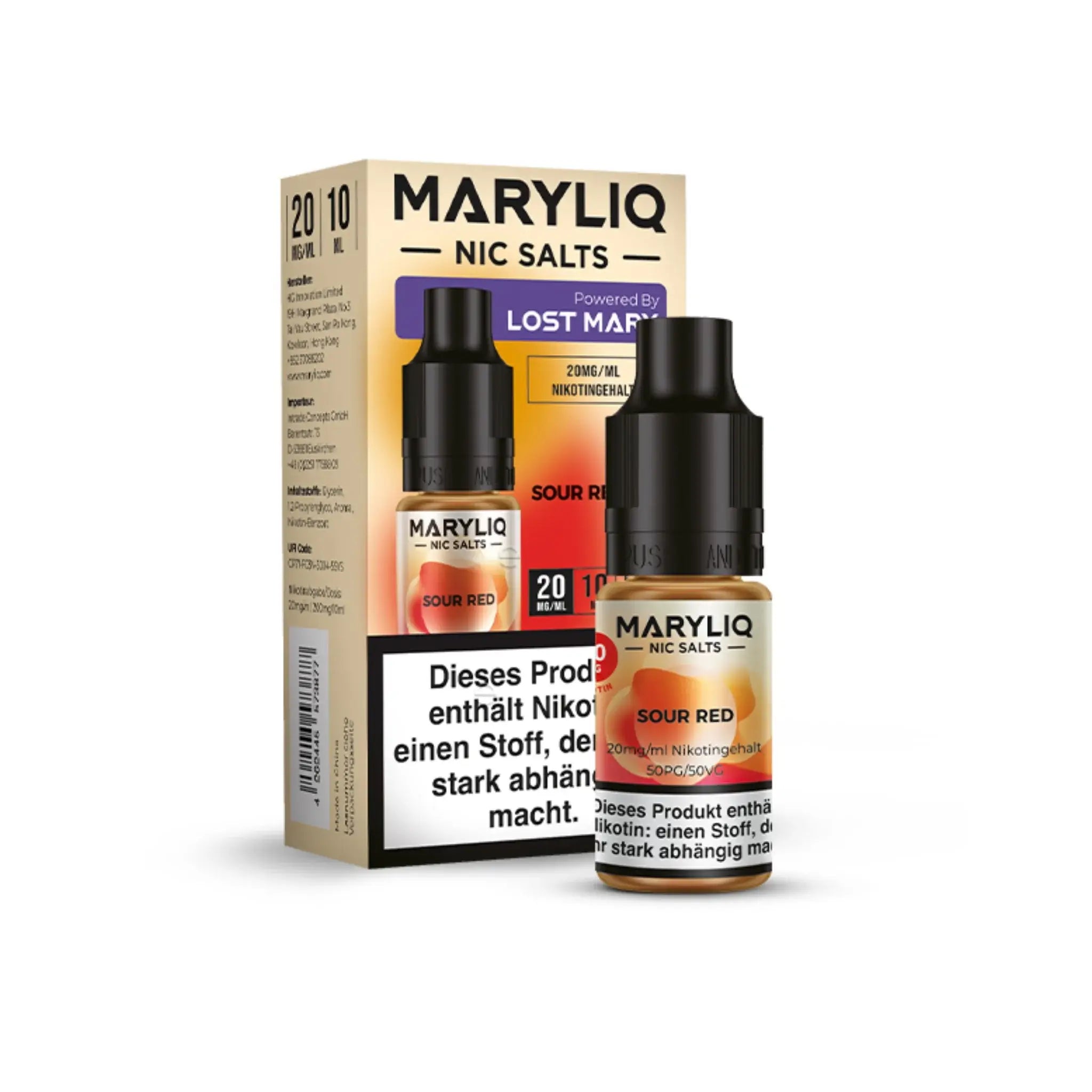 Mein Shop Maryliq 20mg/ml - Sour Red