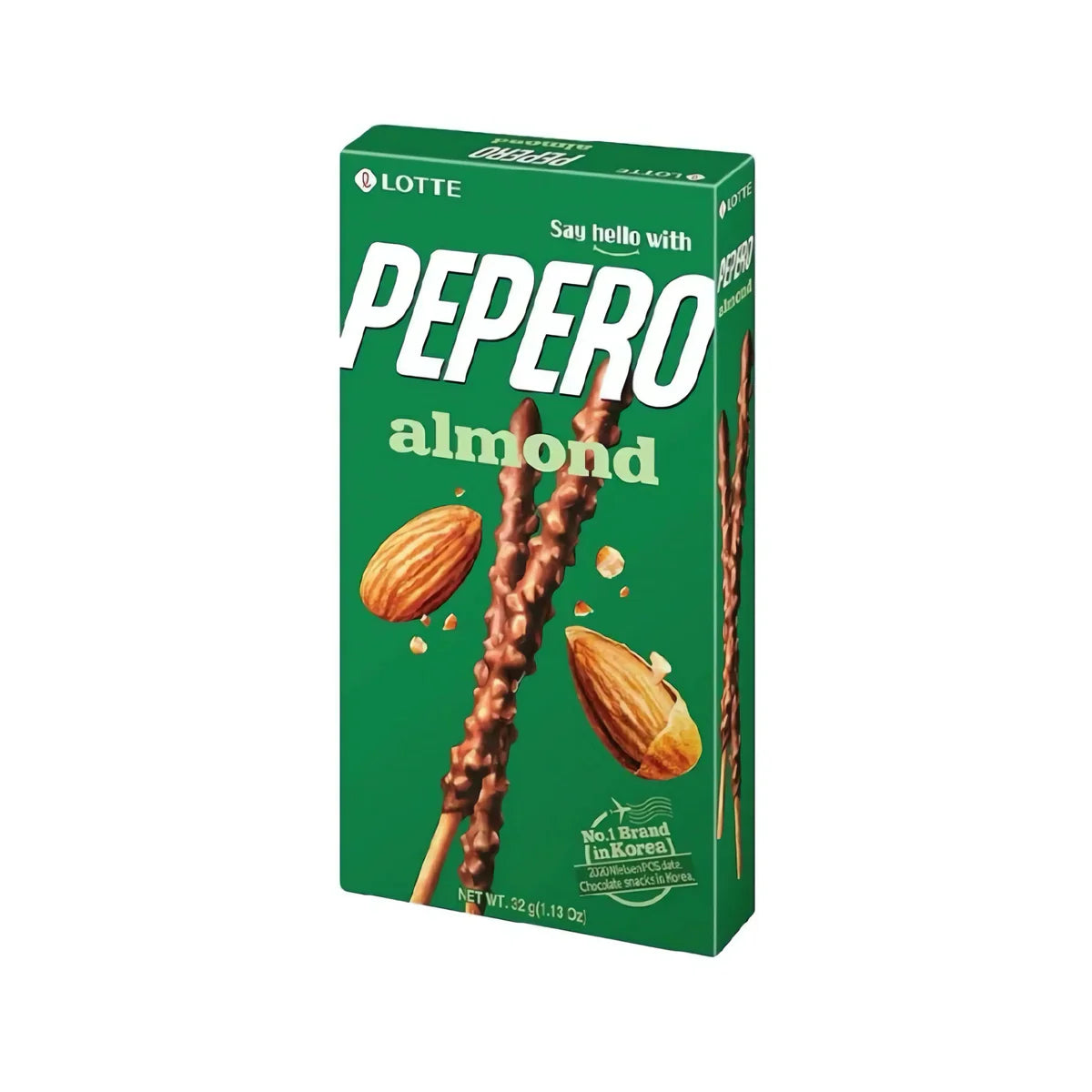 Pepero - Almond & Chocolate Sticks 32g