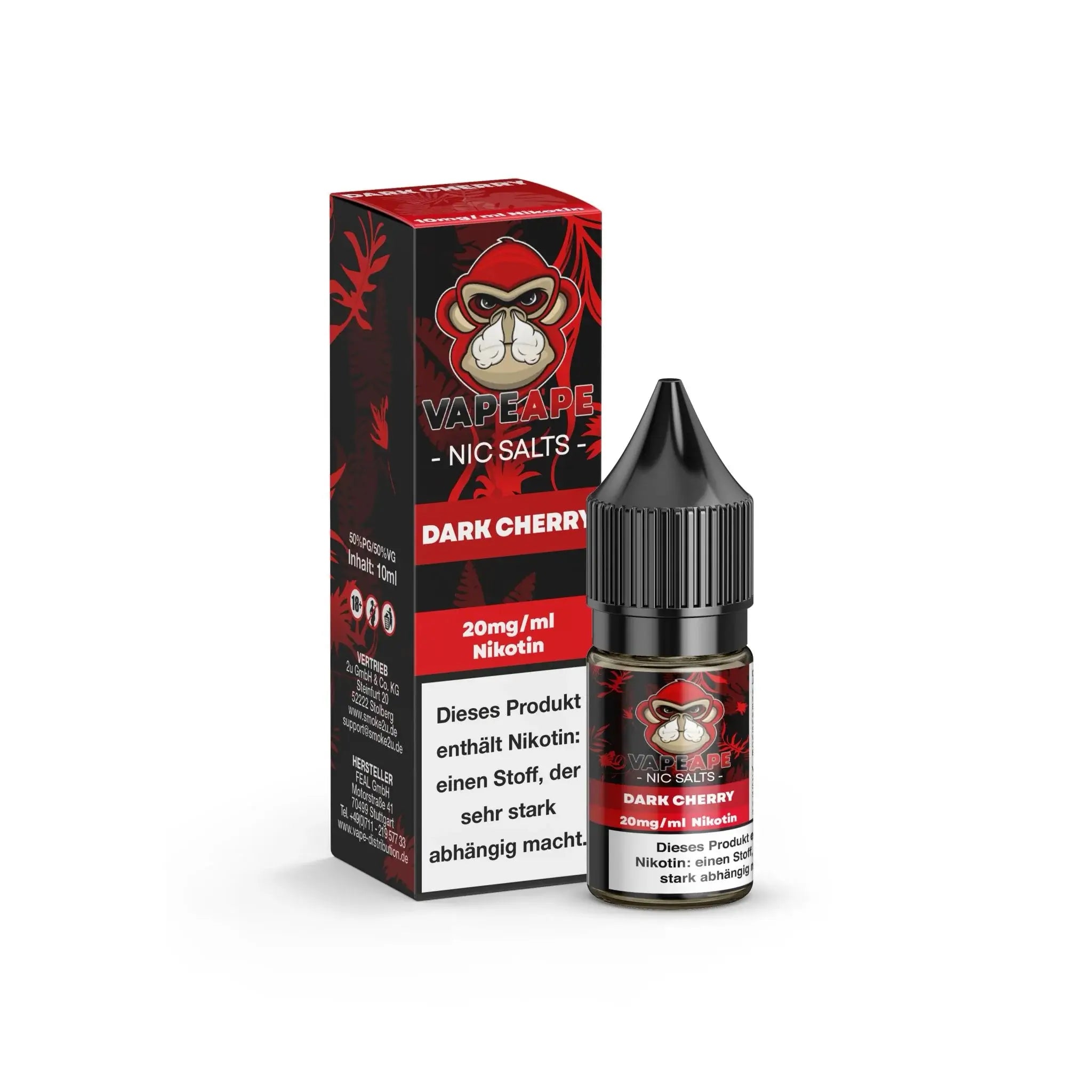 Mein Shop VapeApe Liquid 10ml - Dark Cherry 20mg