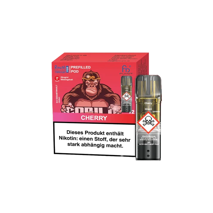 RandM Mit Nikotin RandM Tornado prefilled Pods -Cherry