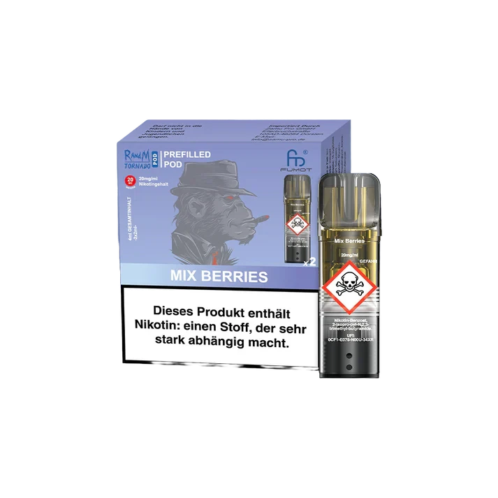 RandM Mit Nikotin RandM Tornado prefilled Pods - Mix Berries