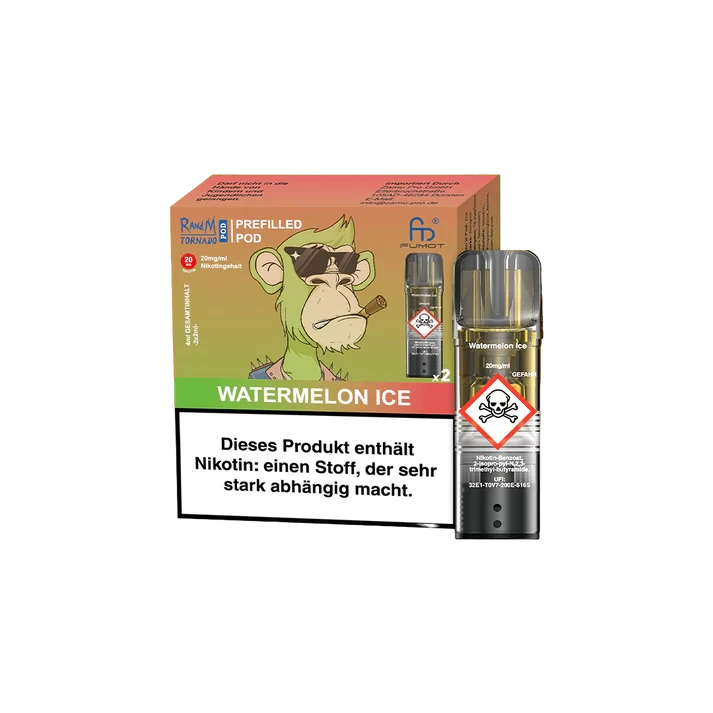 RandM Mit Nikotin RandM Tornado prefilled Pods - Watermelon Ice