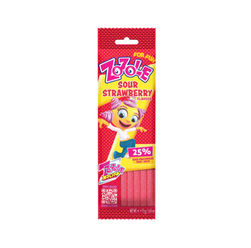 Zozole Zozole - Sour Strawberry Jellies 75g